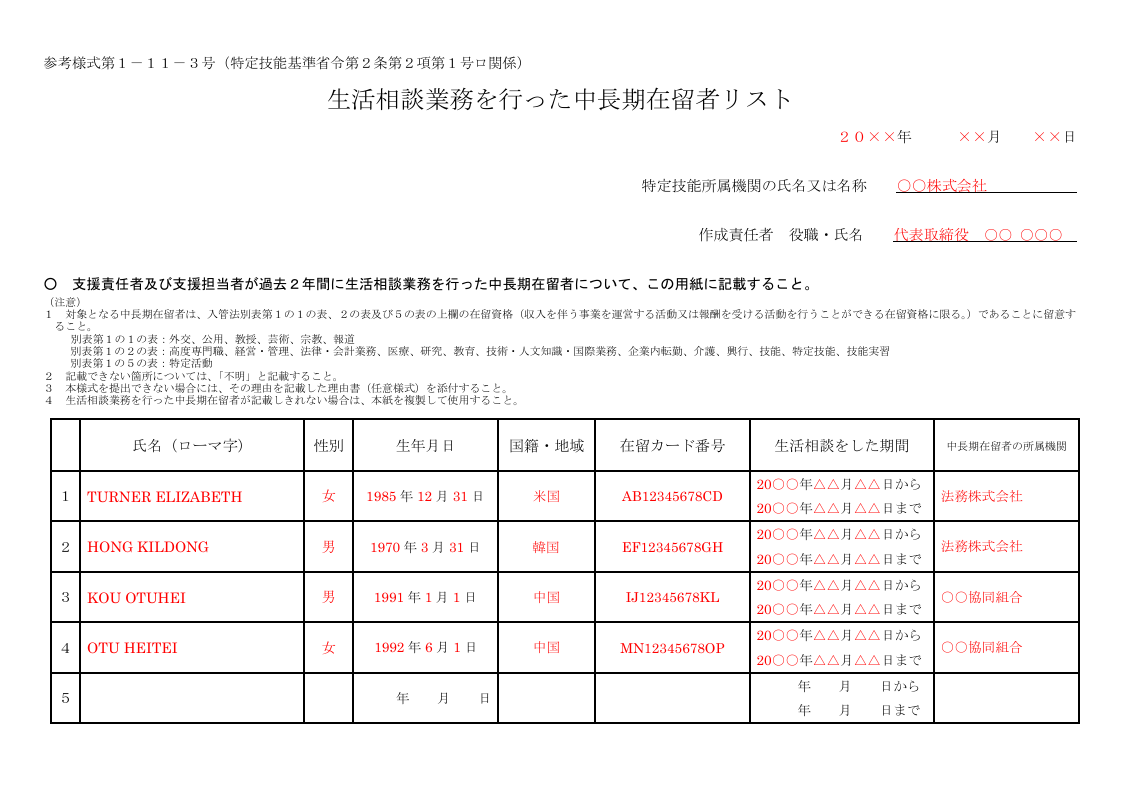 登録支援機関から自社支援へ―入管提出書類でつまずかないための完全チェックリスト - 行政書士長尾真由子事務所